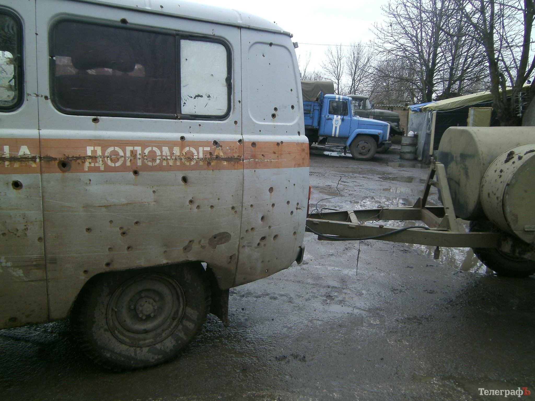 Волонтери «Телеграфа» привезли 17 ОМПБ машину... на вашому бензині Волонтери «Телеграфа» привезли 17 ОМПБ машину... на вашому бензині