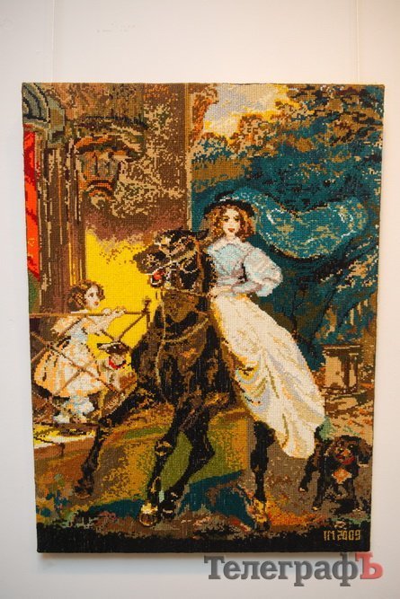 Вишиті картини майстра ливарного цеху Тетяни Мкртчян представили у Кременчуці Вишиті картини майстра ливарного цеху Тетяни Мкртчян представили у Кременчуці