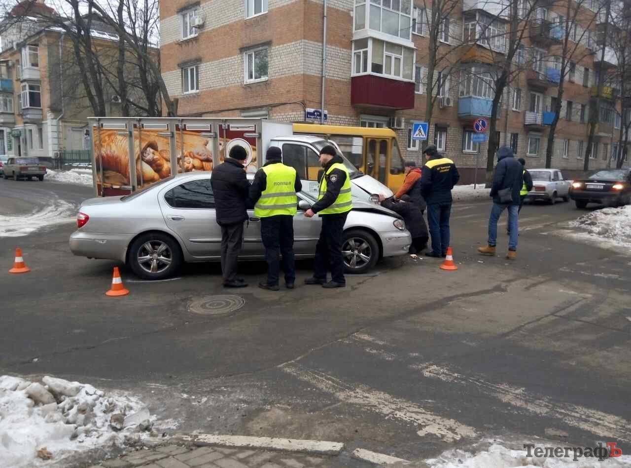 В автомобиль вице-мэра Усановой въехала хлебовозка В автомобиль вице-мэра Усановой въехала хлебовозка