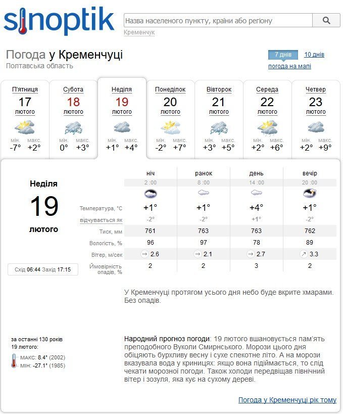 На вихідних у Кременчці буде вогко: обіцяють туман, сніг та навіть дощ На вихідних у Кременчці буде вогко: обіцяють туман, сніг та навіть дощ