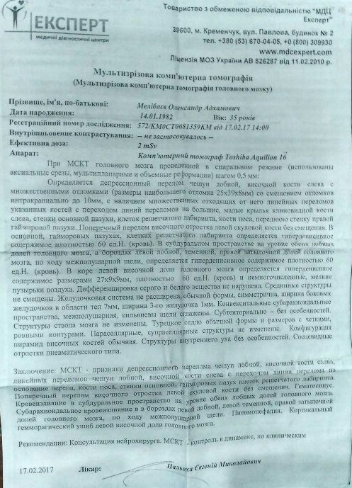 Кременчужанину, який постраждав від вибуху необхідна допомога Кременчужанину, який постраждав від вибуху необхідна допомога