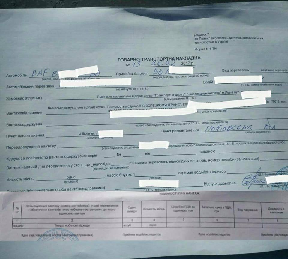 Під Кременчуком мешканці не дали скинути чергову порцію львівського сміття Під Кременчуком мешканці не дали скинути чергову порцію львівського сміття