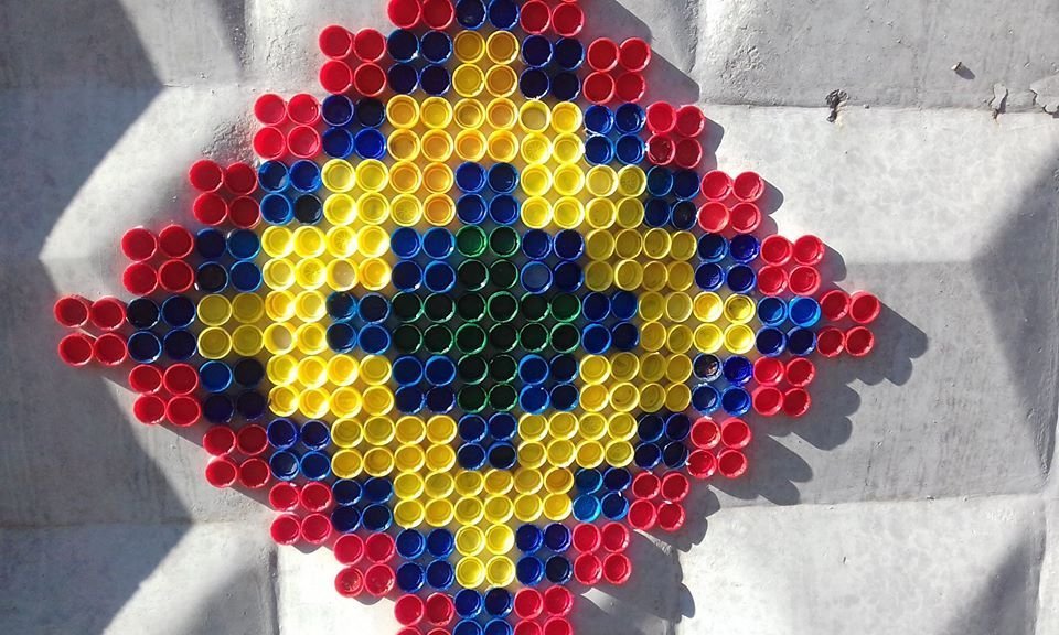 Кременчуцькі бійці з появою сонечка продовжують вишивати на стінах Кременчуцькі бійці з появою сонечка продовжують вишивати на стінах