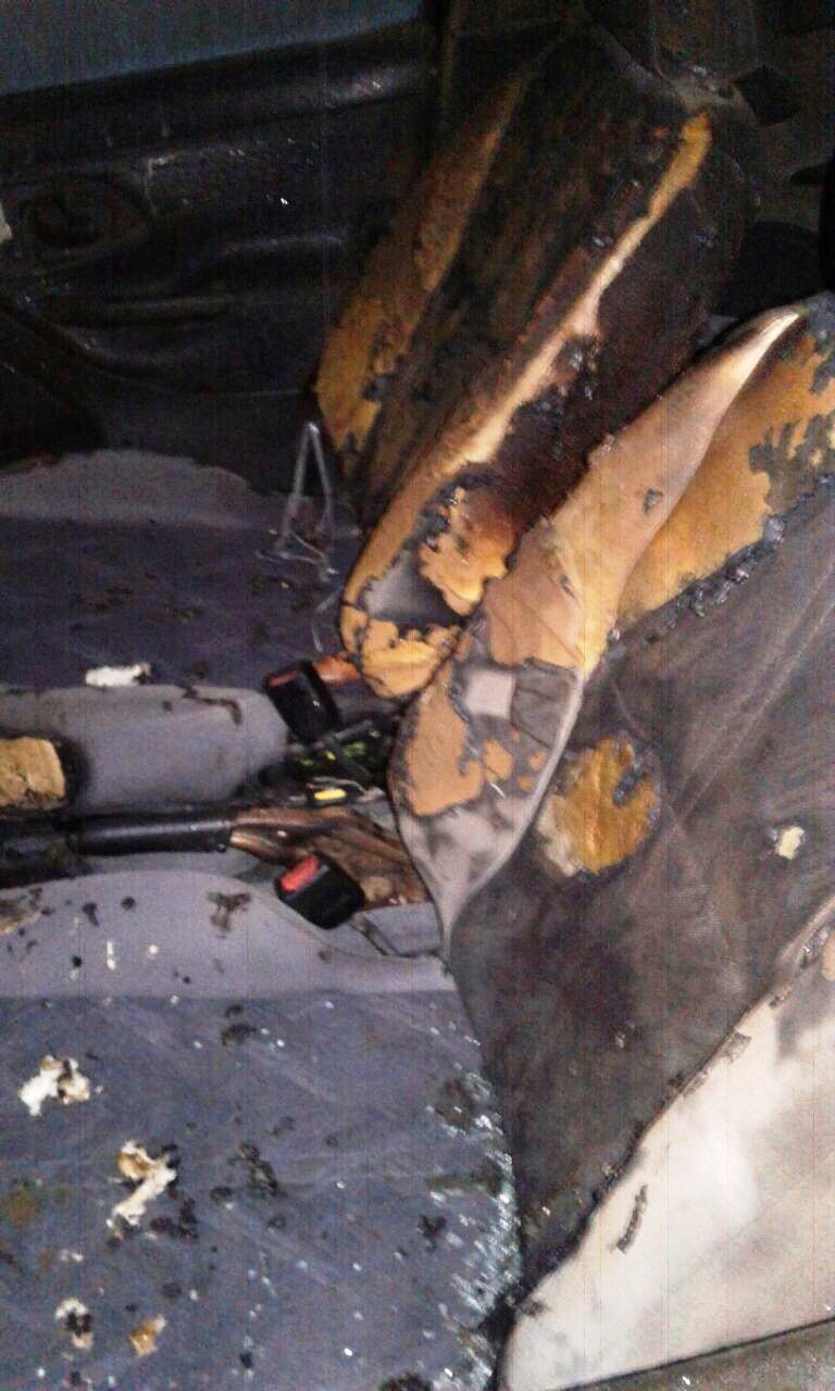 Под Кременчугом горел Ford Mondeo Под Кременчугом горел Ford Mondeo