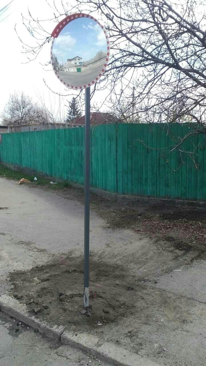 Фотофакт: на перекрестке ул. Чкалова и Европейской установили дорожное зеркало Фотофакт: на перекрестке ул. Чкалова и Европейской установили дорожное зеркало