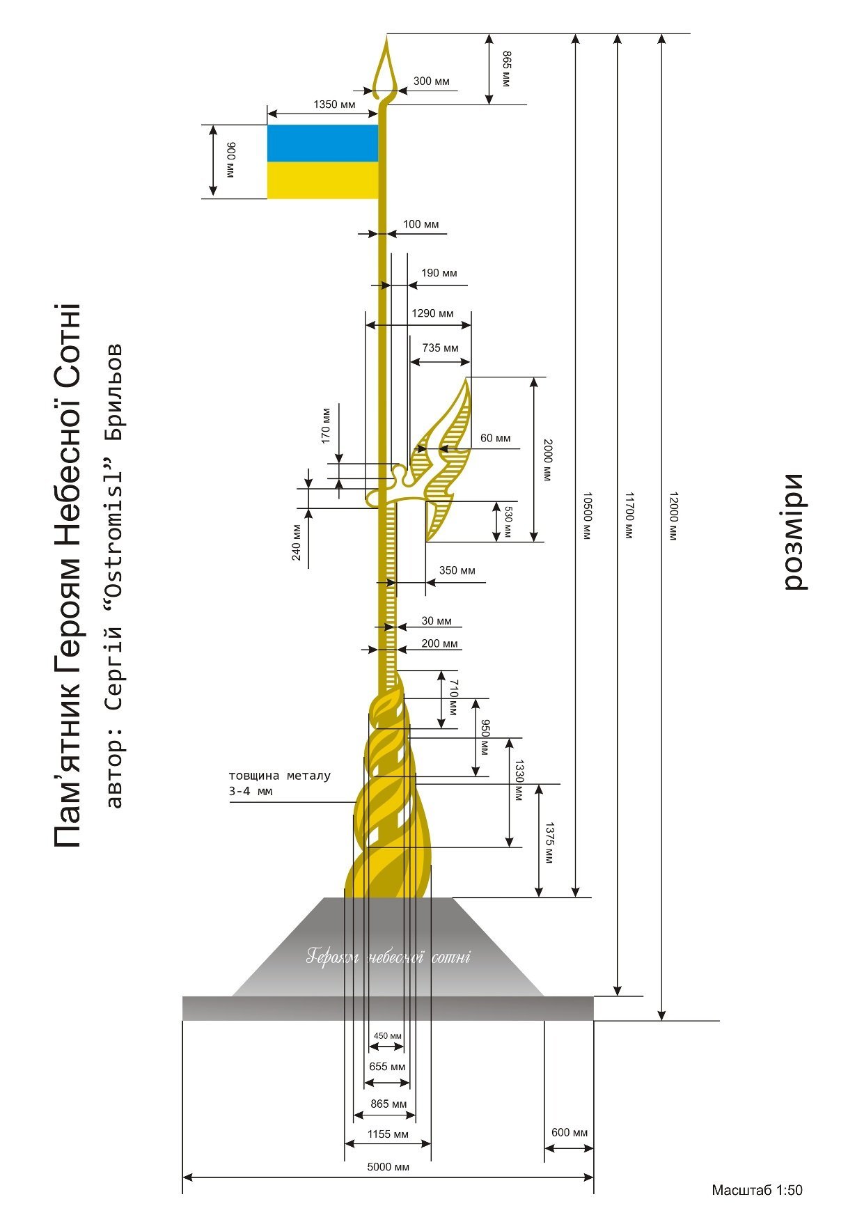 У Кременчуці пам’ятний знак Героям Небесної сотні встановлять замість «кулака влади» У Кременчуці пам’ятний знак Героям Небесної сотні встановлять замість «кулака влади»