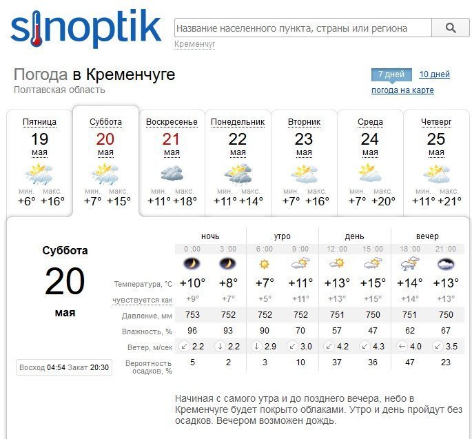 Злива, туман і тепло чекають на кременчужан у вихідні Злива, туман і тепло чекають на кременчужан у вихідні