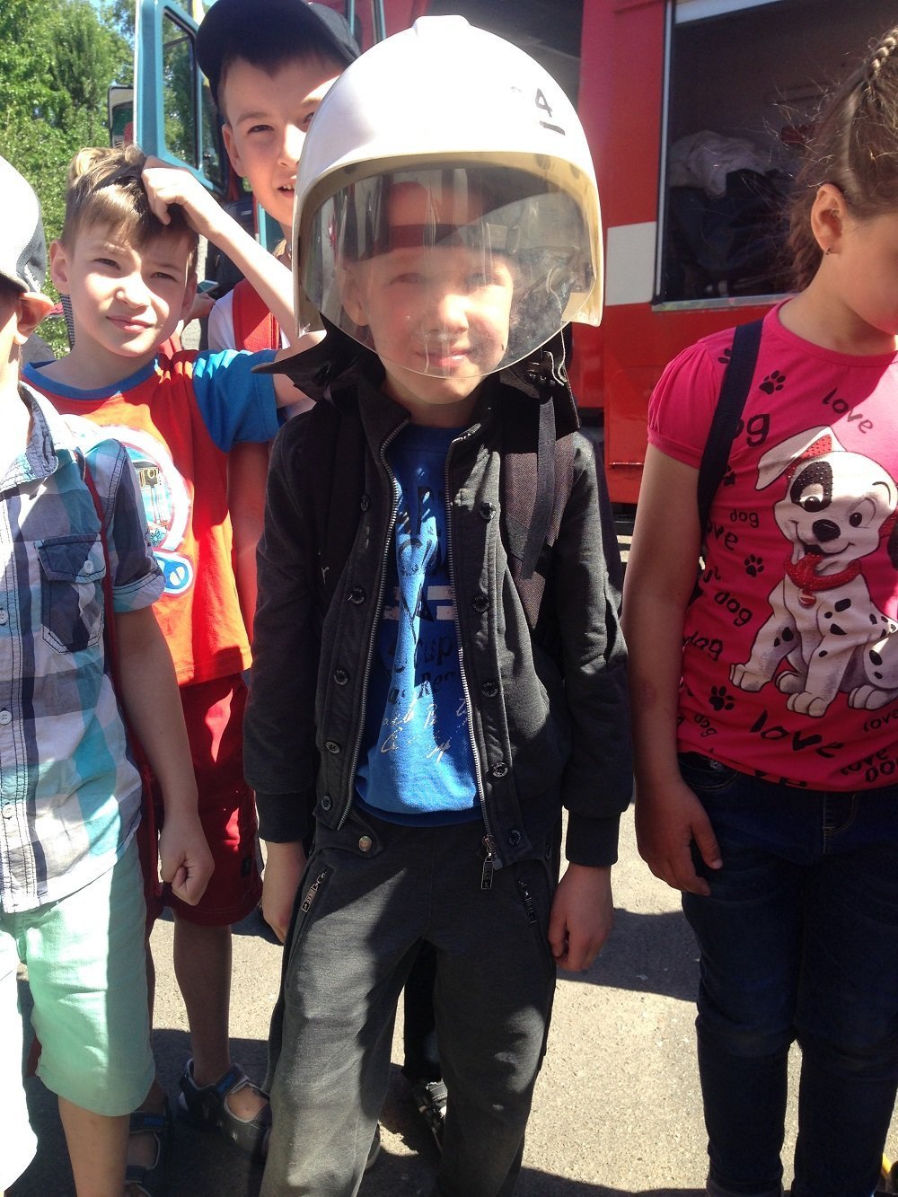 Маленькие кременчужане побывали на экскурсии у спасателей Маленькие кременчужане побывали на экскурсии у спасателей