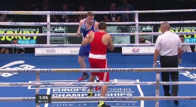 Кременчуцький боксер Віктор Вихрист відправив ірландця в нокаут Кременчуцький боксер Віктор Вихрист відправив ірландця в нокаут