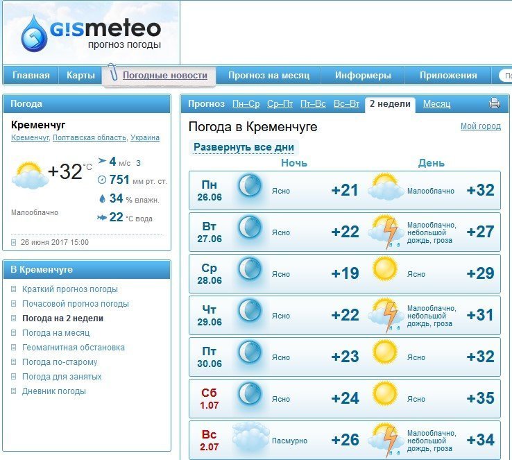 Екстремальна погода: спеку, грози, туман та шквали підготував тиждень кременчужанам Екстремальна погода: спеку, грози, туман та шквали підготував тиждень кременчужанам