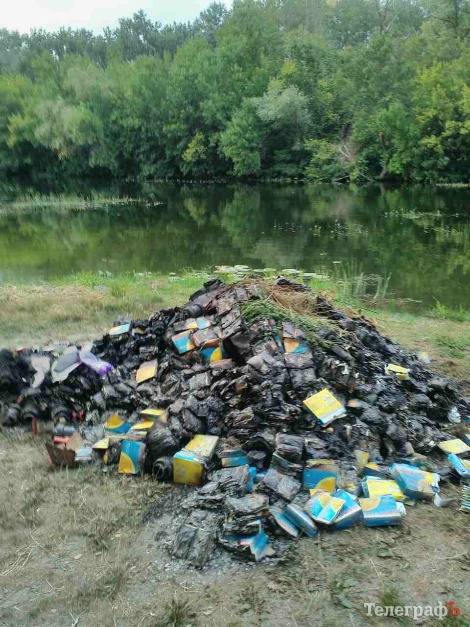 Под Кременчугом на берегу Псла неизвестные сожгли грузовик лекарств от гриппа Под Кременчугом на берегу Псла неизвестные сожгли грузовик лекарств от гриппа