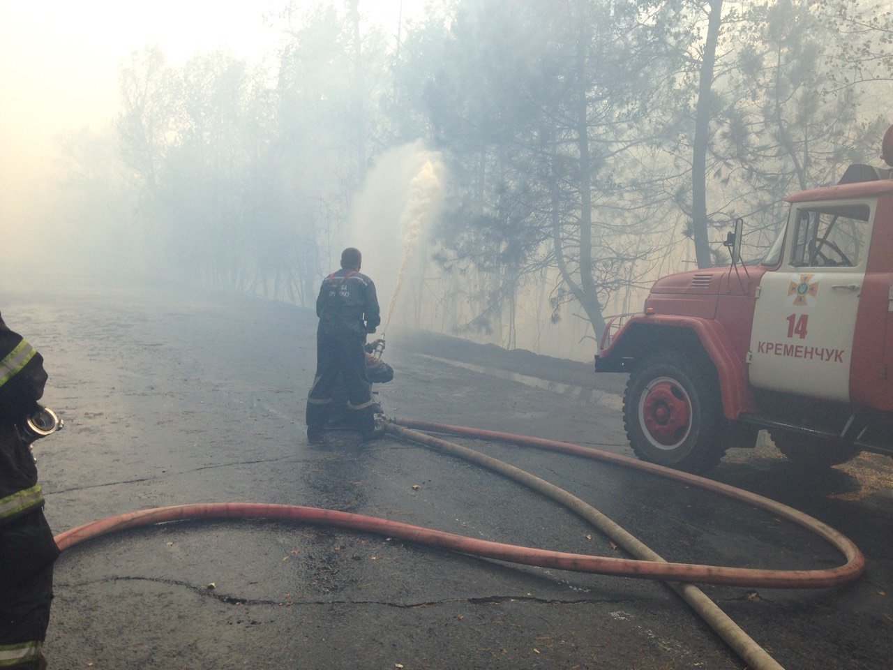 В Кременчуге в районе Малой Кохновки горит лес: на Горишние Плавни перекрыли дорогу В Кременчуге в районе Малой Кохновки горит лес: на Горишние Плавни перекрыли дорогу