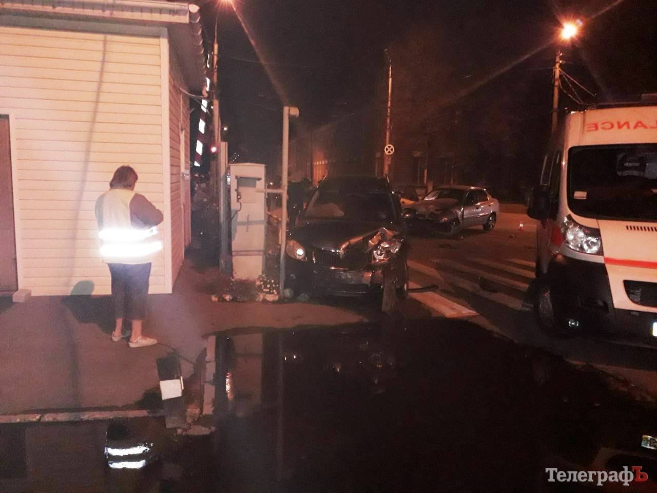 В Кременчуге на Троицкой столкнулись Daewoo и Skoda В Кременчуге на Троицкой столкнулись Daewoo и Skoda