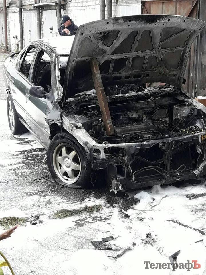 В Кременчуге в гараже сгорела машина В Кременчуге в гараже сгорела машина