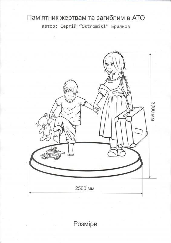 Розпочалося голосування на ескіз меморіалу Героям АТО у Кременчуці Розпочалося голосування на ескіз меморіалу Героям АТО у Кременчуці