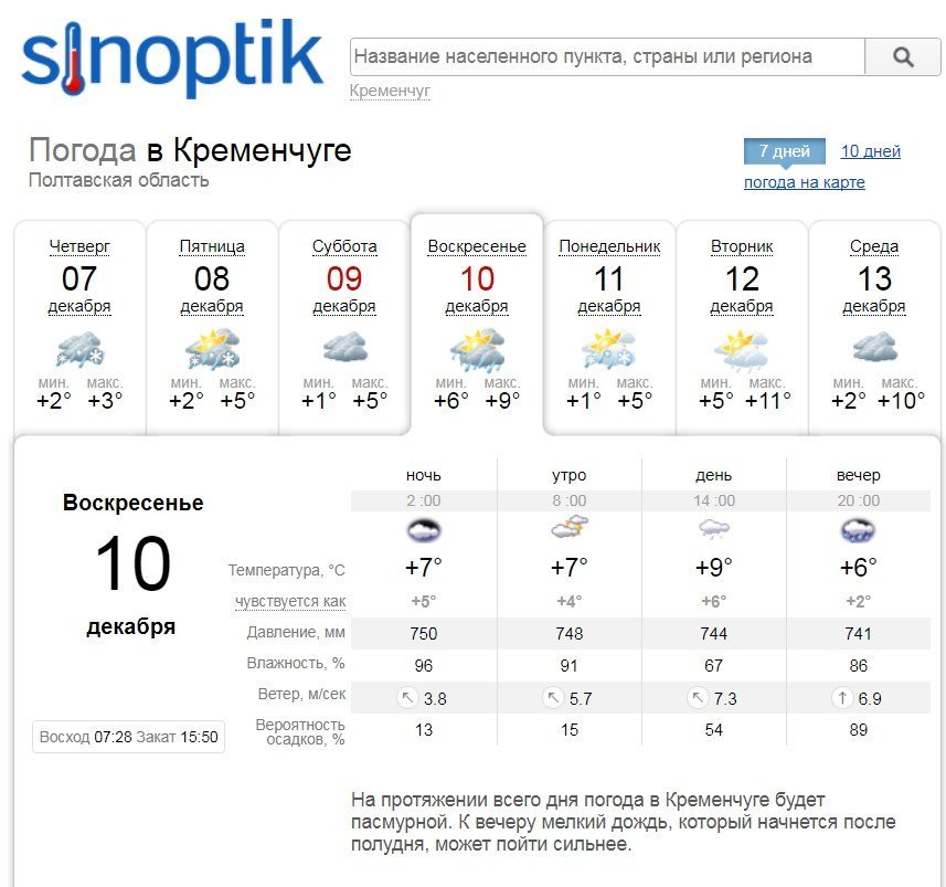 Зиму снова сменит осень: на выходных в Кременчуге дождь Зиму снова сменит осень: на выходных в Кременчуге дождь