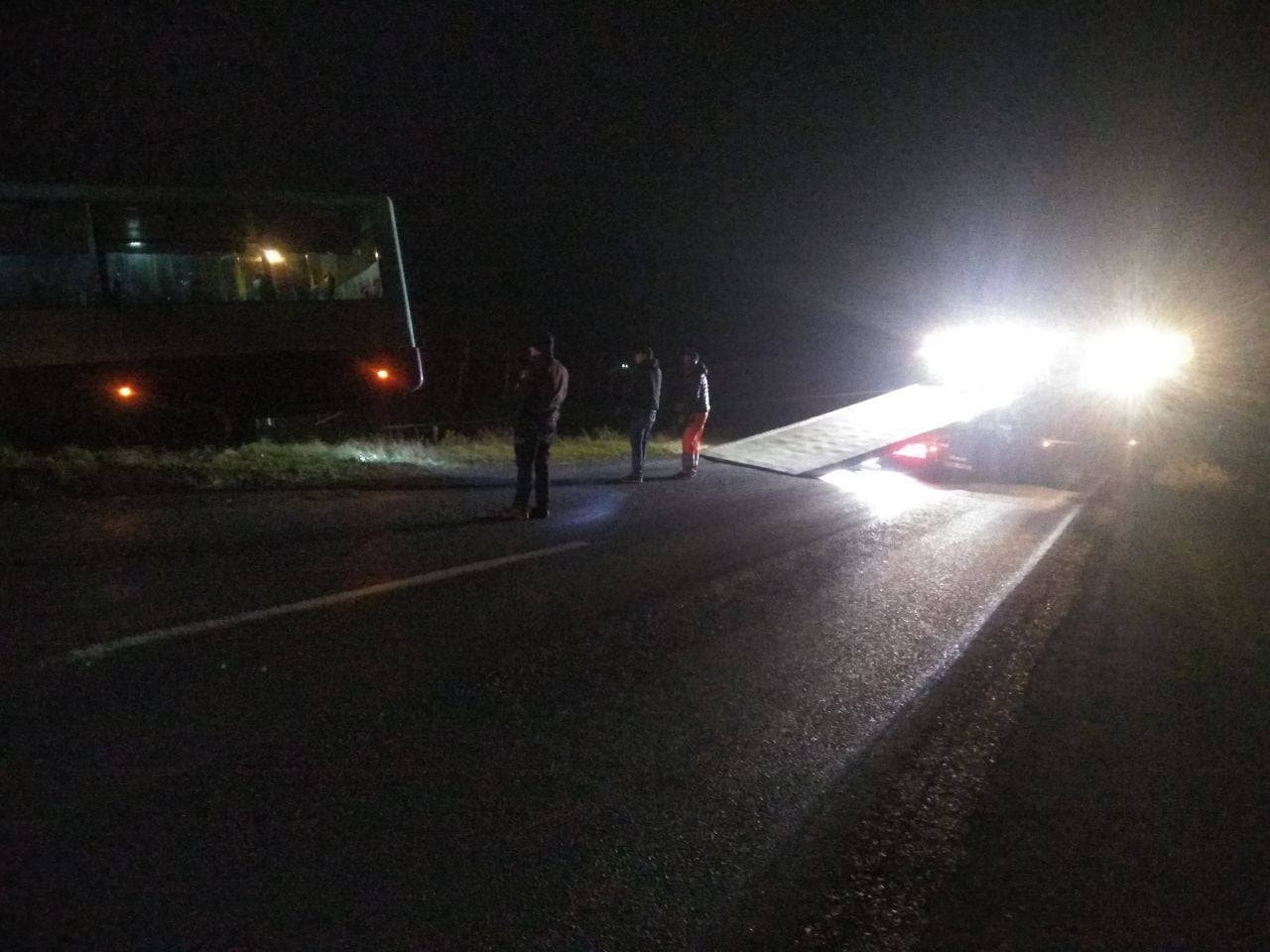 Маршрутка 226 злетіла в кювет