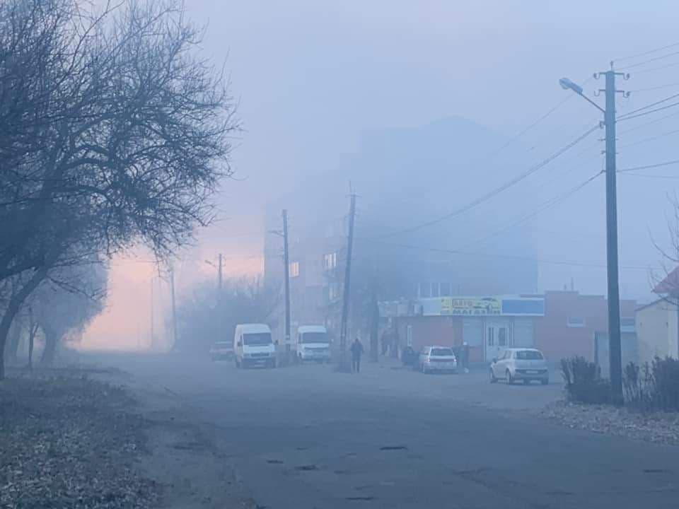 Смог у Лубнах