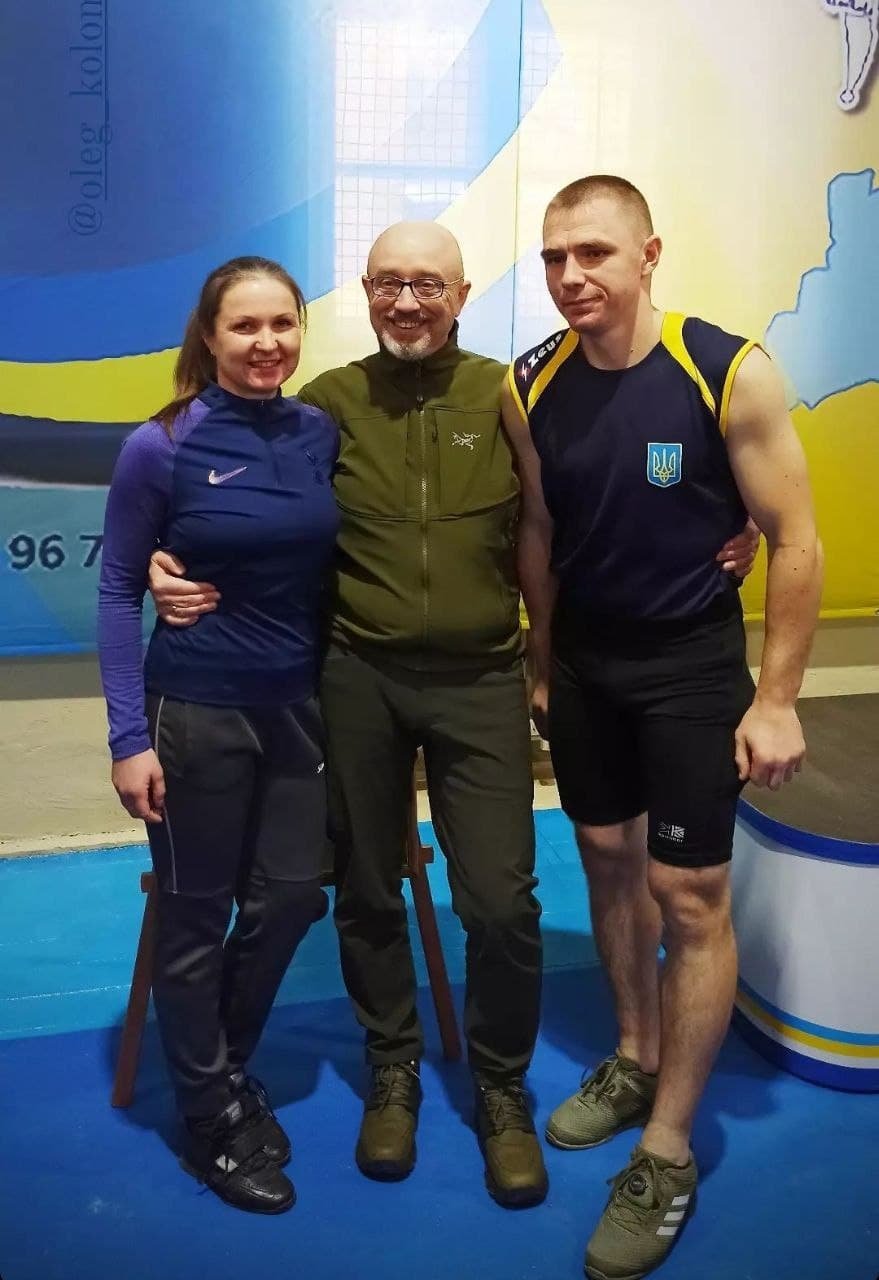 Марина Матвієць та Міністр оборони України