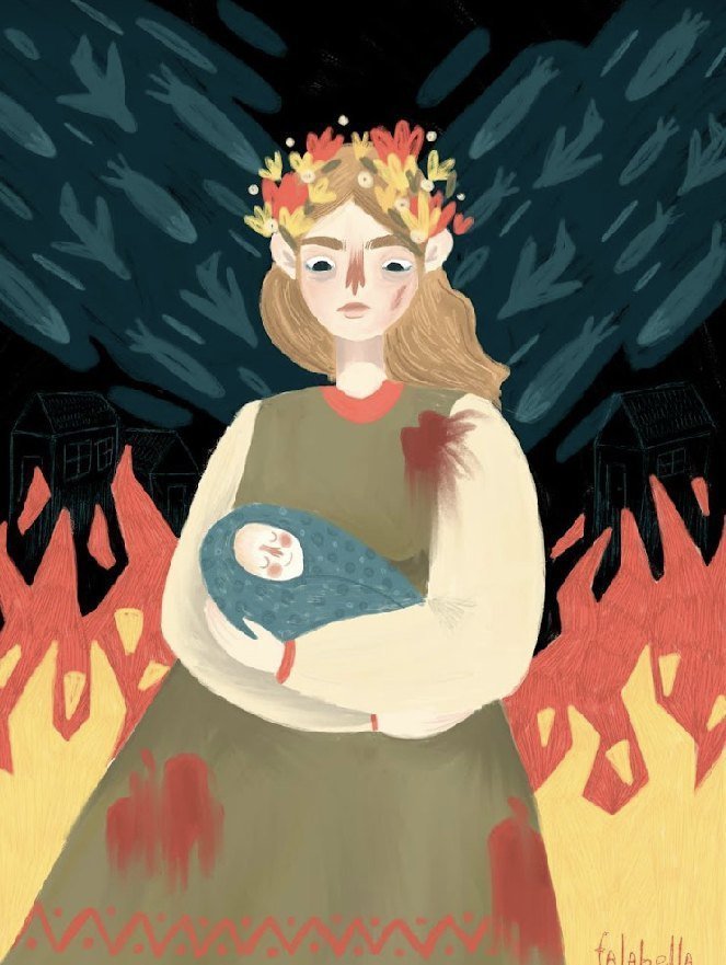 Поліна Набожняк із Києва, 13 років – “Мати-захисниця”