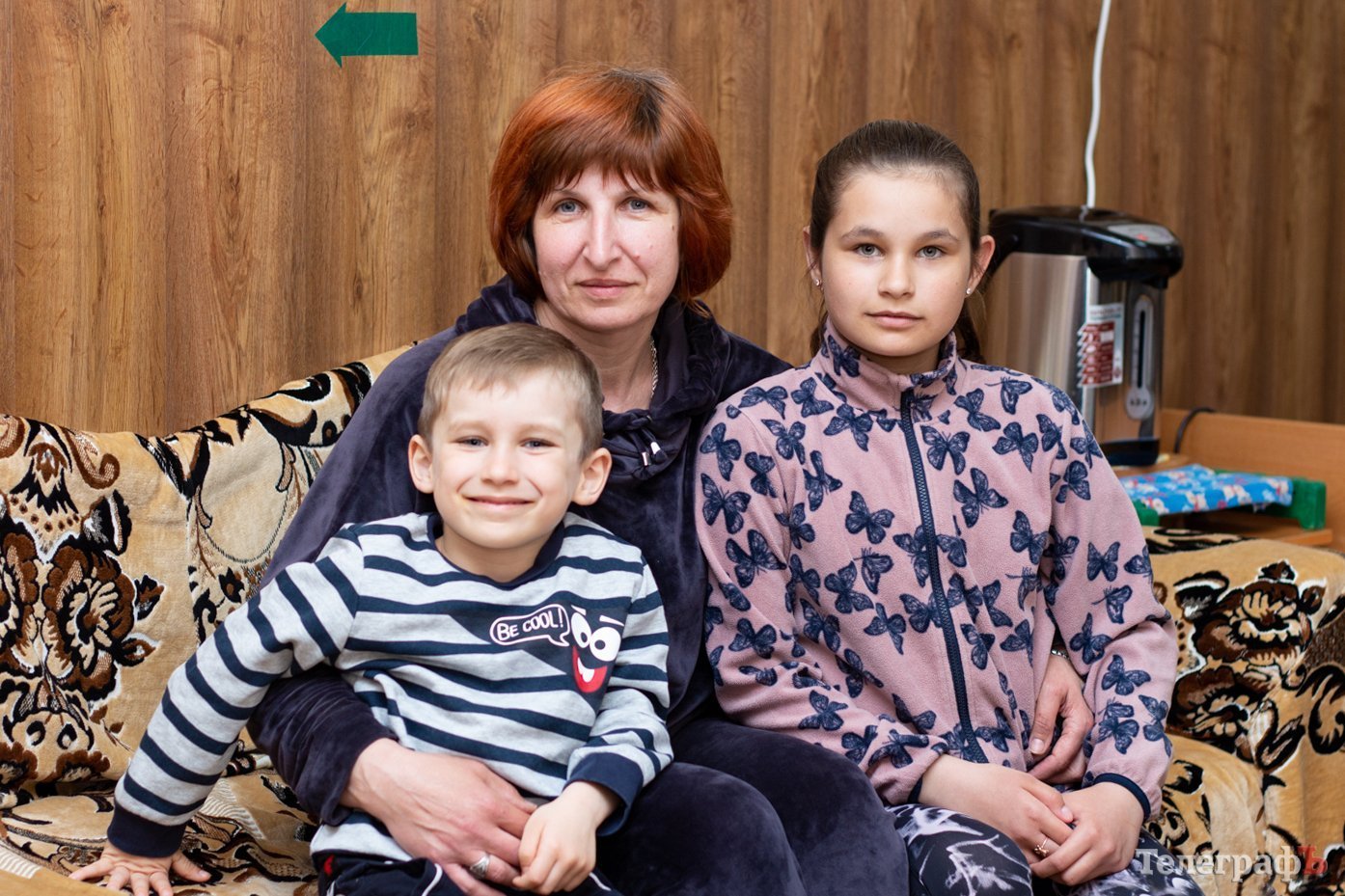 Інна з онуками в Кременчуці