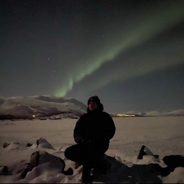 Максим разом з побратимами здійснив мрію і побачив Північне сяйво