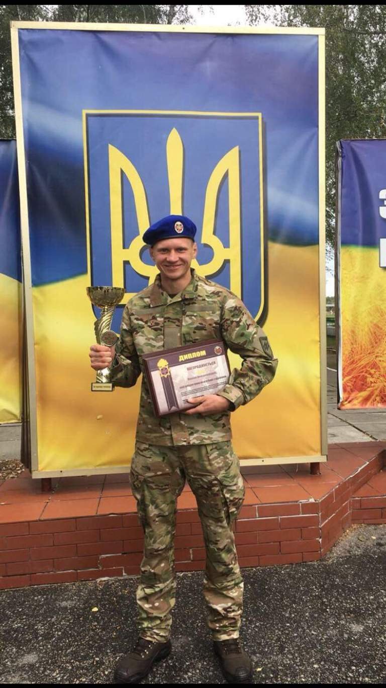 Максим Кагал виборов нагороду Нацгвардії "берет з відзнакою"