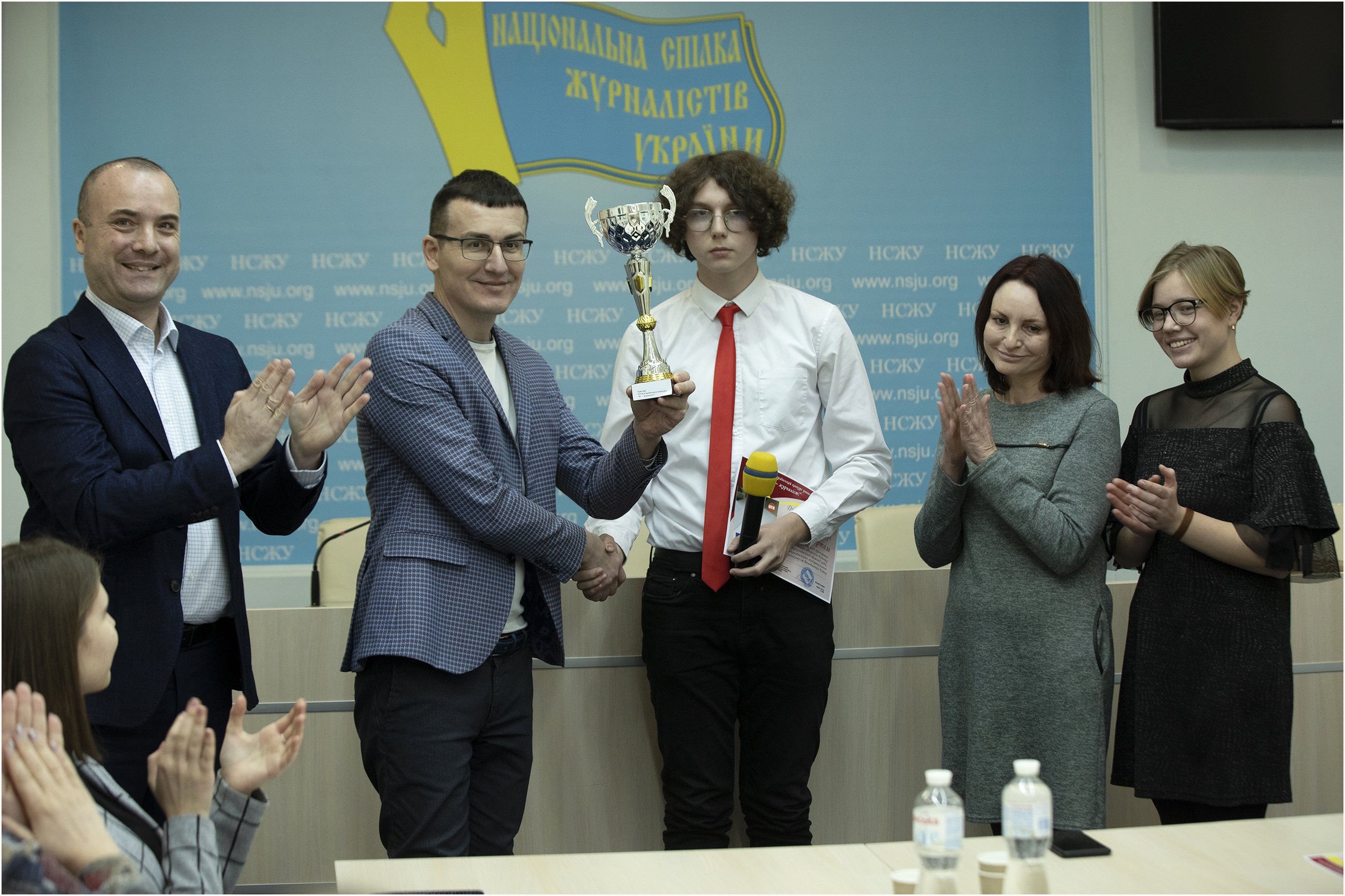 Нагородження переможців ювілейного десятого конкурсу «Я – журналіст!» 2019 року