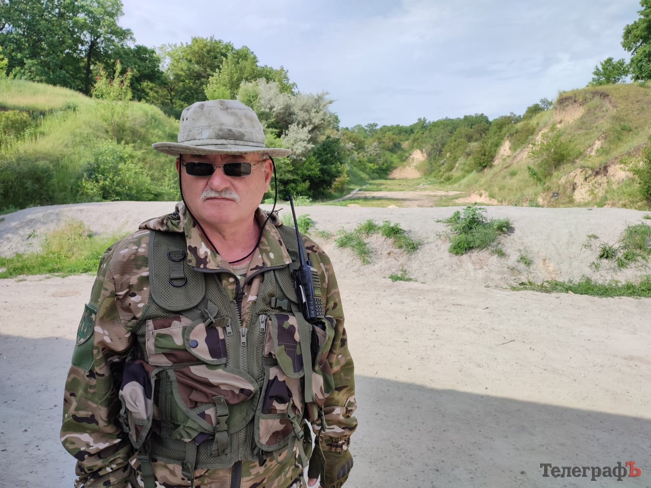 Командир Кременчуцького добровольчого куреня (ДФТГ № 3) підполковник у відставці Андрій Чуйко