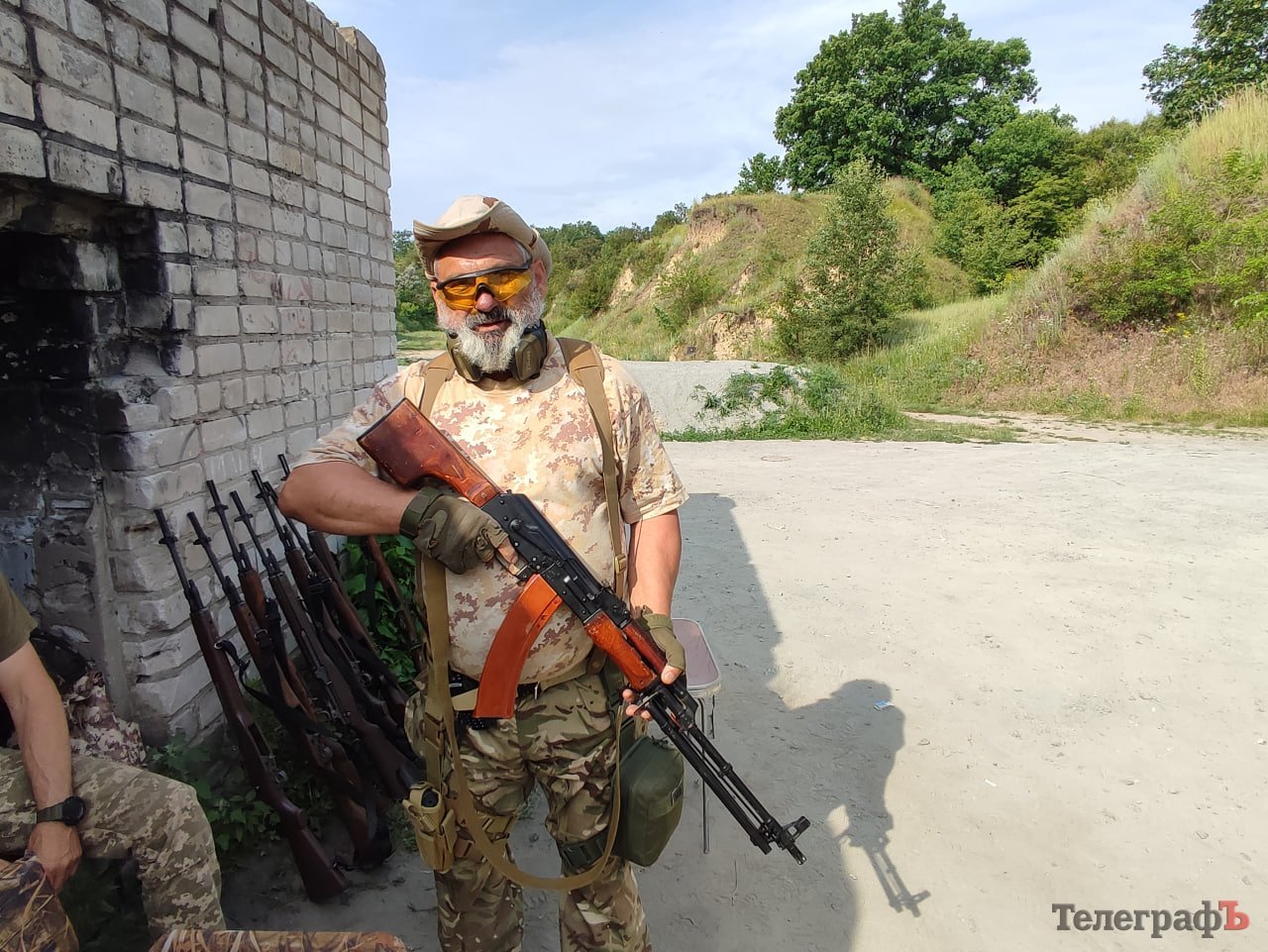 Ветеран війни в Афганістані, начальник служби РАВ ДФТГ № 3, головний сержант Олександр Бідаш