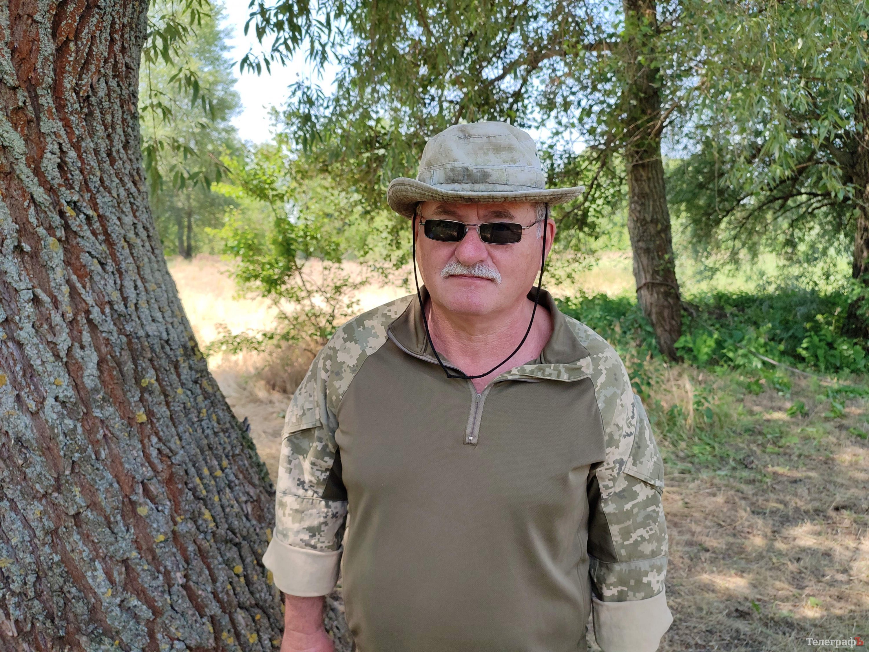 Командир ДФТГ № 3 підполковник у відставці Андрій Чуйко