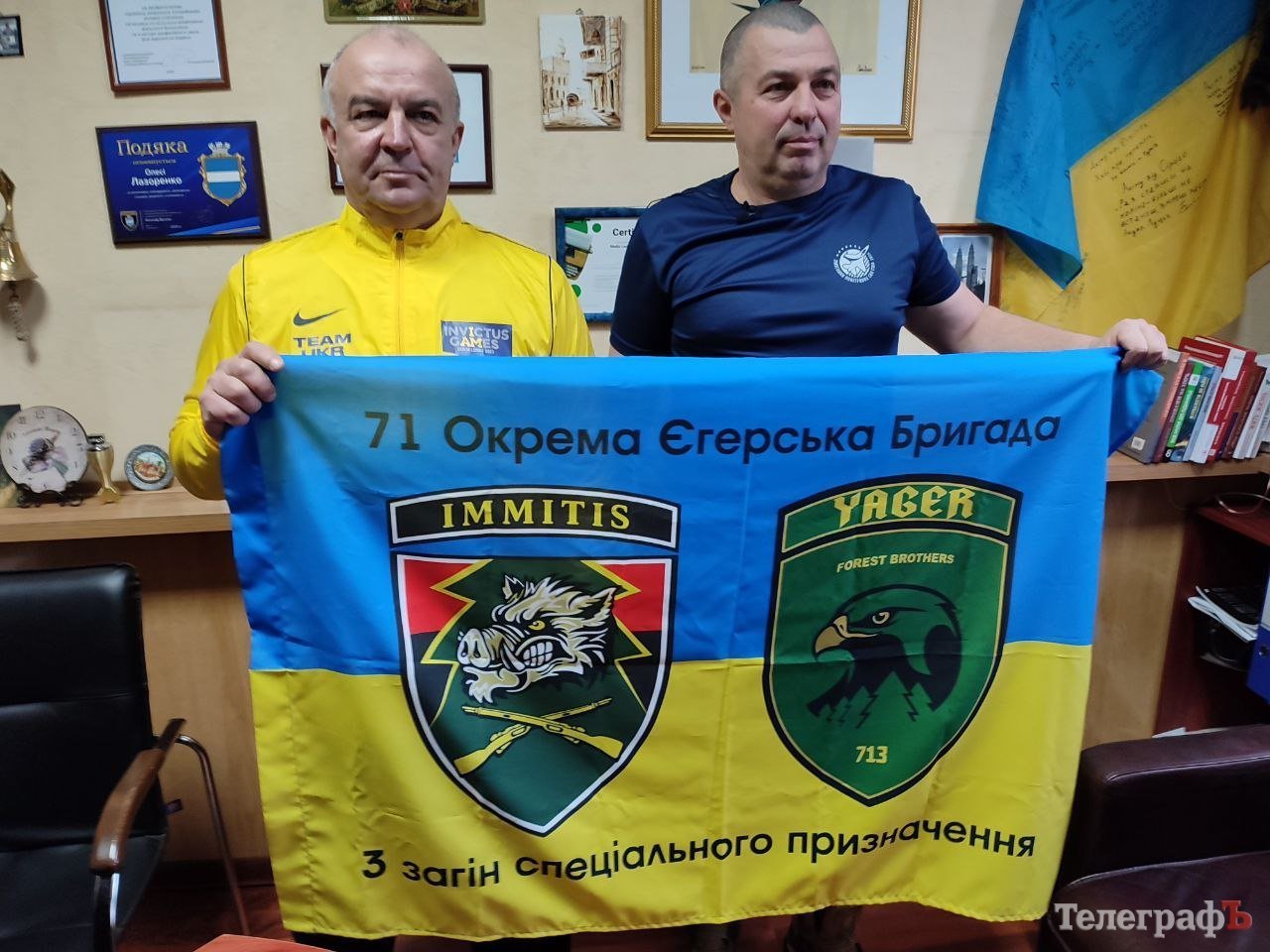 Євгеній Кірейонок разом з бойовим побратимом Романом Романовим