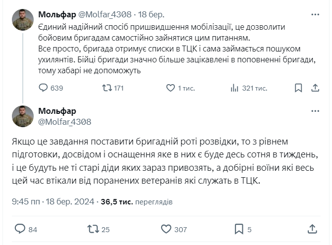 Допис «Мольфара» - скріншот