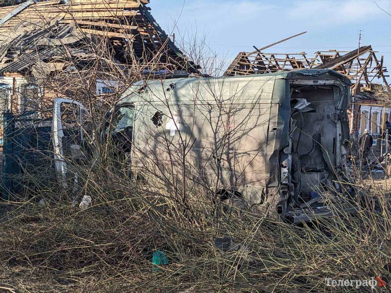 Розстріляні машини швидкої допомоги