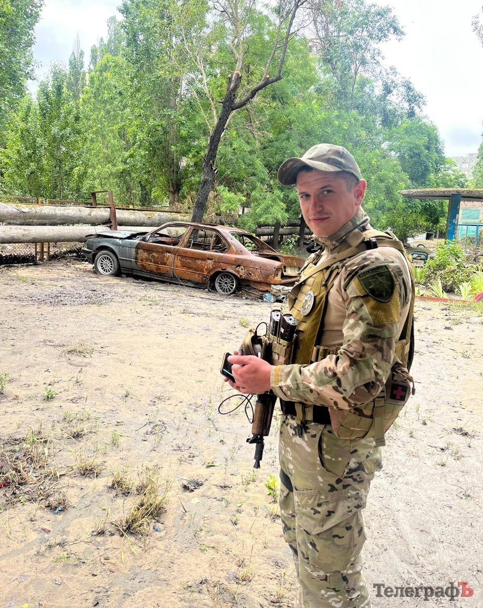 Капітан поліції Алексашенко у відрядженні на Херсонщині