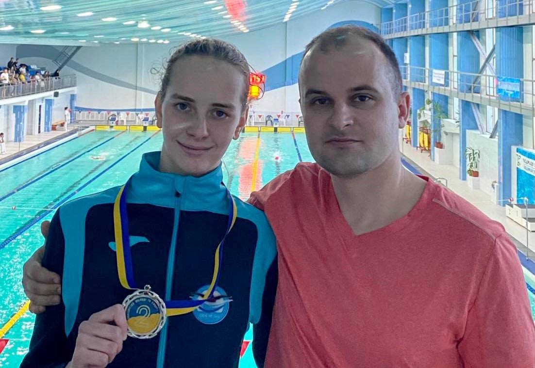 Артем Лашко разом зі своєю вихованкою Юлією Ткаченко