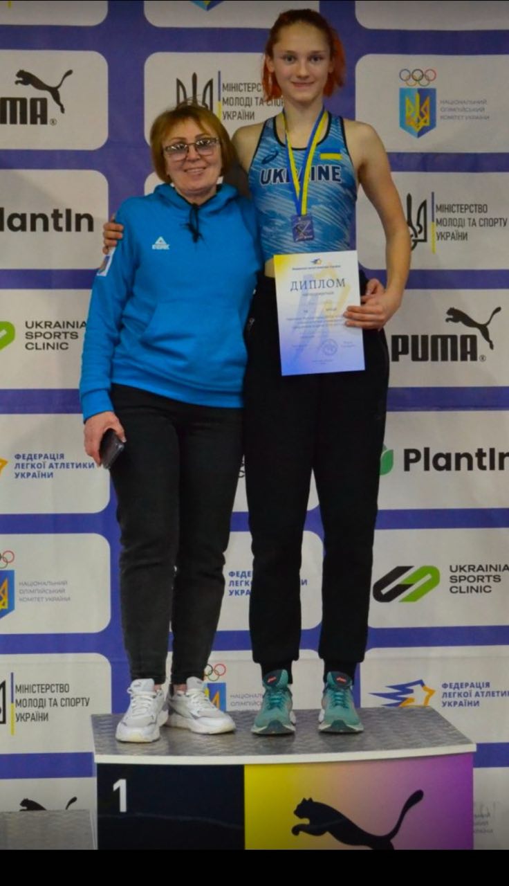 Марія Грак з тренеркою Вікторією Козловою