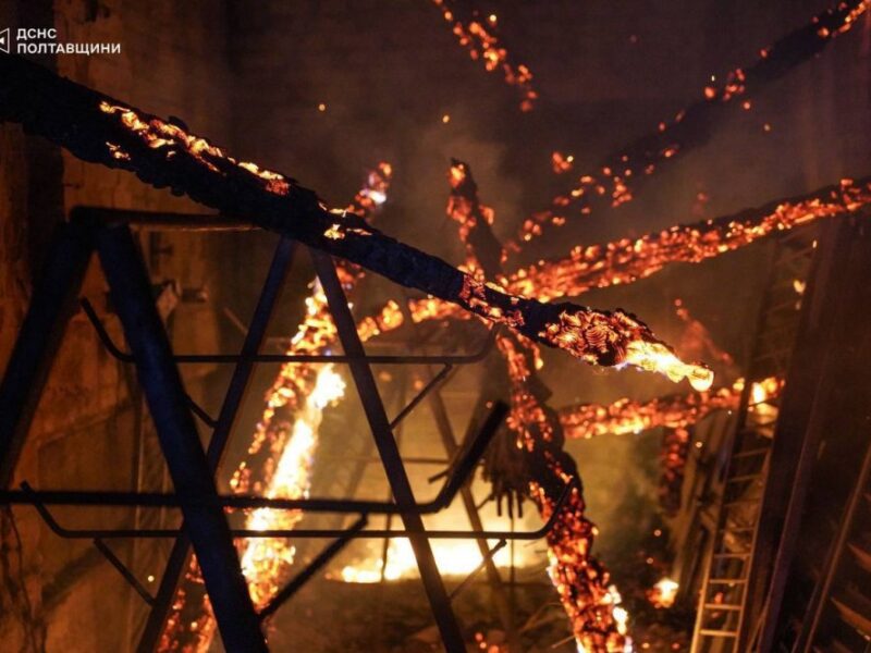 <span class="custom-bold">Полтавщина знов під атакою: влучання прийшлося по промисловому підприємству</span>