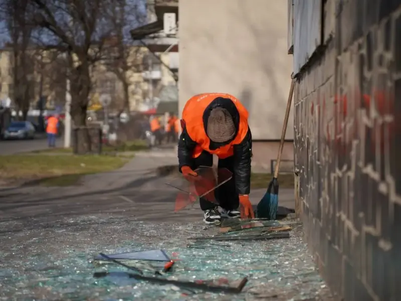 У Полтаві після обстрілу вибило майже тисячу вікон