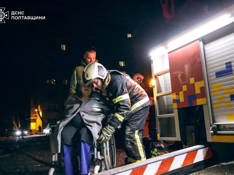 <span class="custom-bold">У Полтаві після нічної атаки є загиблий та четверо поранених</span>