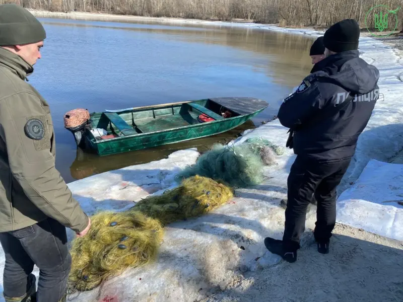 На Полтавщині у Сулинському заказнику виявили браконьєрські сітки