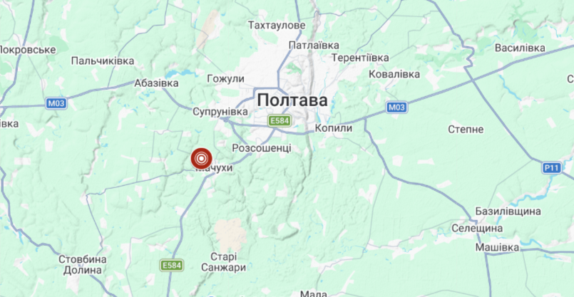 <span class="custom-bold">На Полтавщині зафіксували землетрус магнітудою 3,2</span> <img src="https://www.telegraf.in.ua/wp-content/uploads/2026/03/gallery.svg" alt="" class="feed-icon" style="width: 20px; height: 20px; vertical-align: middle;" />