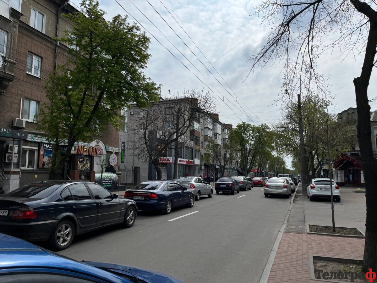 У центрі Кременчука великі затори