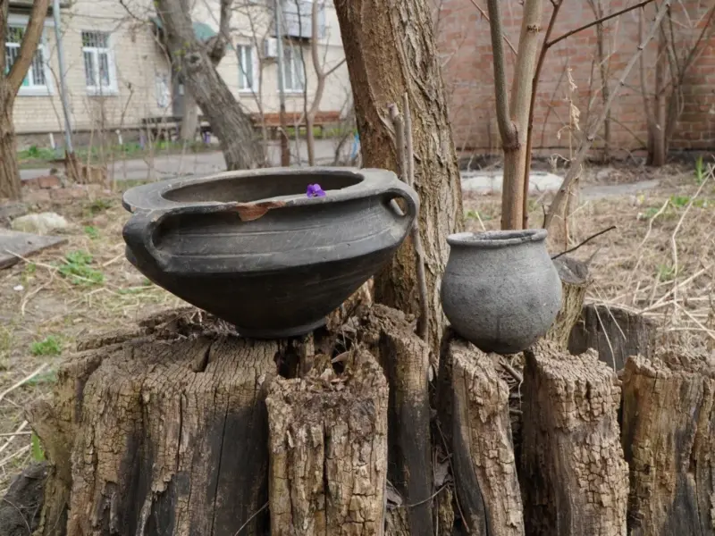 На Полтавщині на цвинтарі випадково знайшли давнє поховання з унікальним посудом