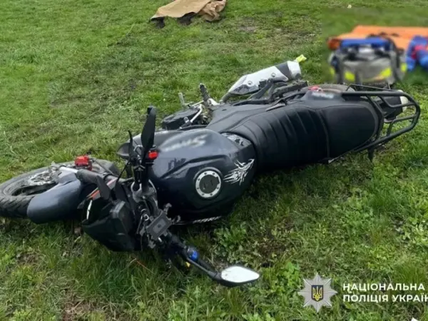 На Полтавщині в аварії постраждав неповнолітній мотоцикліст — поліція