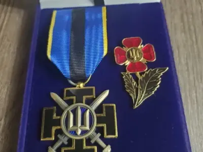 На Кременчуччині рідним загиблого воїна Василя Чміля передали нагороди