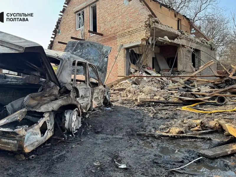 <span class="custom-bold">Внаслідок атаки шахеда у Полтаві постраждав будинок блогерів Олександра Глазова та Даші Євтух</span>