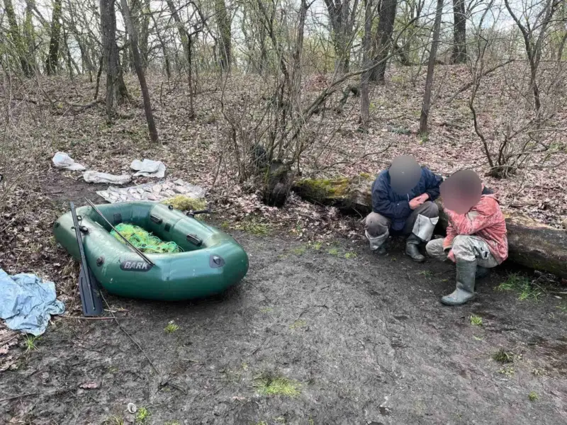 На Камʼянському водосховищі затримали браконьєрів, які завдали понад 144 тисячі гривень збитків