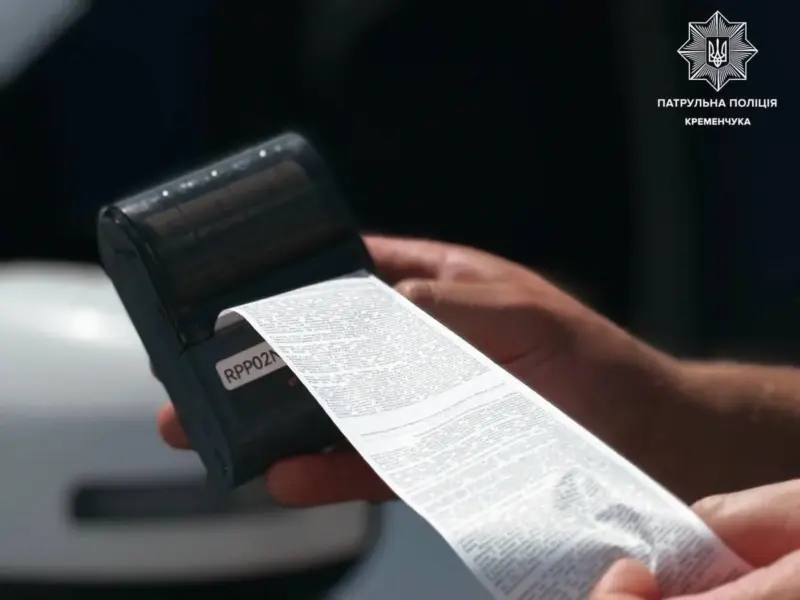 У патрульній поліції Кременчука розповіли, як водіям правильно сплачувати штраф