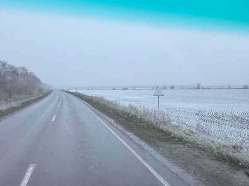 На Полтавщині квітневий снігопад та заморозки на ґрунті